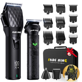 FADEKING Hair Clippers cordless clipper set with accessories