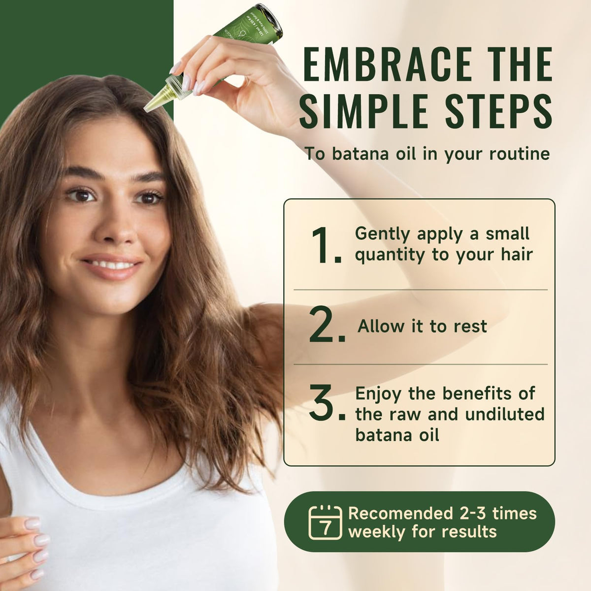 Fadelo Batana Oil application on hair