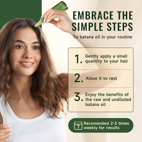 Fadelo Batana Oil application on hair