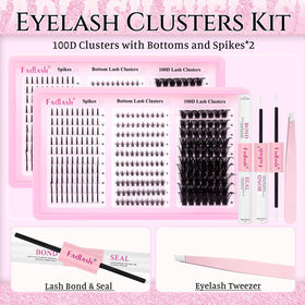 FADLASH 12-20mm lash clusters in various styles