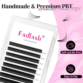 FADLASH Easy Fan Lash Extensions D Curl 0.07 8-14mm packaging