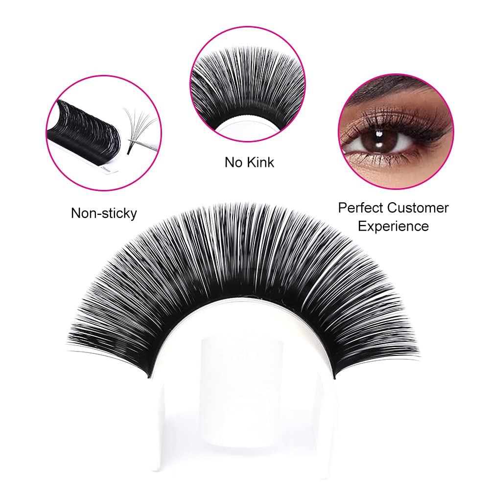 FADLASH Easy Fan Volume Lashes close-up of lashes