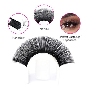 FADLASH Easy Fan Volume Lashes close-up of lashes
