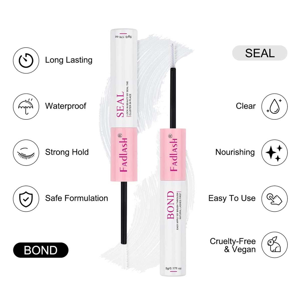 FADLASH Lash Bond and Seal 10ml side view