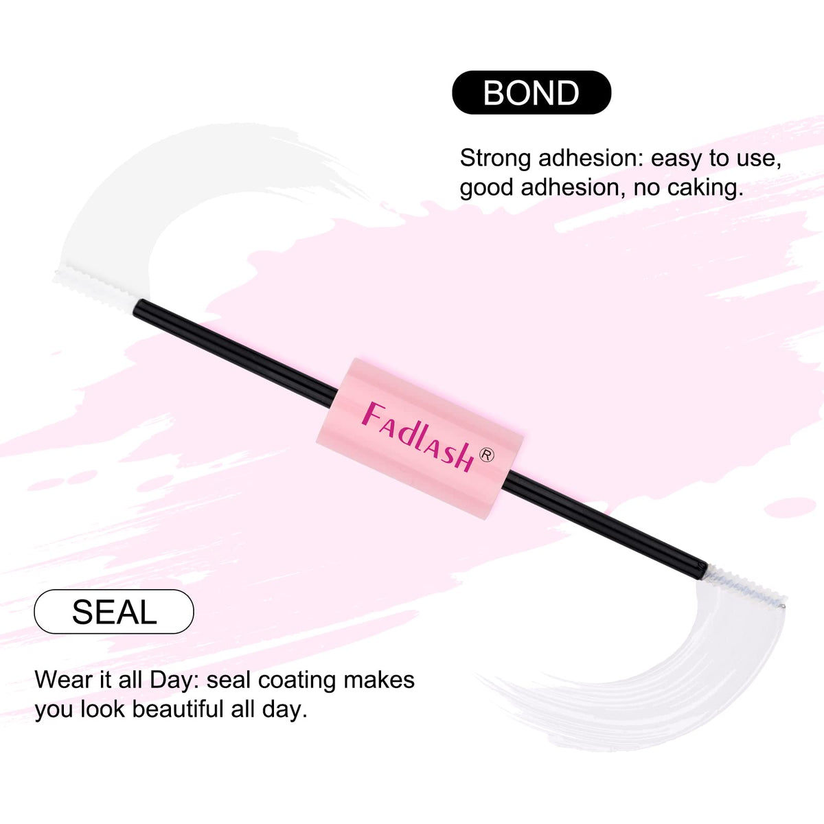 FADLASH Lash Bond and Seal Kit in a lifestyle setting with makeup tools