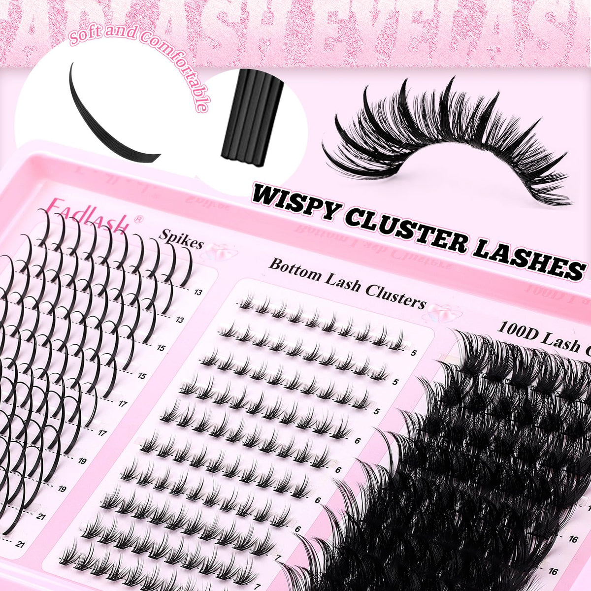 FADLASH lash tweezers for easy application
