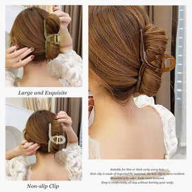 FAELBATY Big Hair Claw Clip measuring 5.11 x 2.17 inches