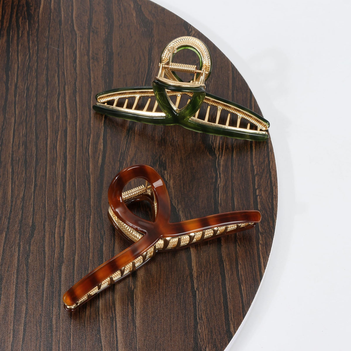 FAELBATY Big Hair Claw Clip on a table with natural lighting