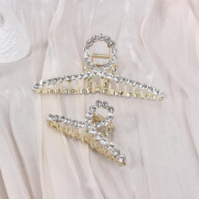FAELBATY Diamond Hair Claw Clip set of two with different sizes