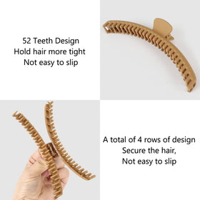 FAELBATY Hair Claw Clip in vibrant yellow colour