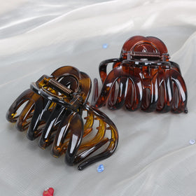 FAELBATY Octopus Hair Claw Clip close-up of glossy finish