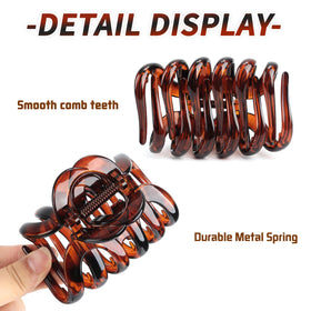 FAELBATY Octopus Hair Claw Clip in lifestyle setting