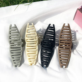 FAELBATY off-white hair claw clip with strong spring