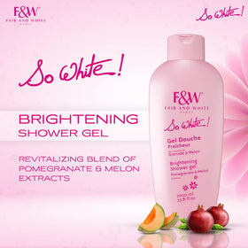 FAIR & WHITE So White Brightening Body Wash 1000ml back view