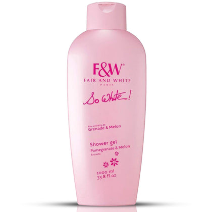 FAIR & WHITE So White Brightening Body Wash 1000ml front view