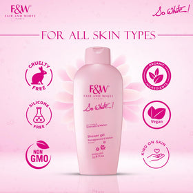 FAIR & WHITE So White Brightening Body Wash 1000ml packaging