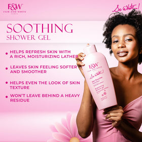 FAIR & WHITE So White Brightening Body Wash 1000ml with pomegranate and melon extracts