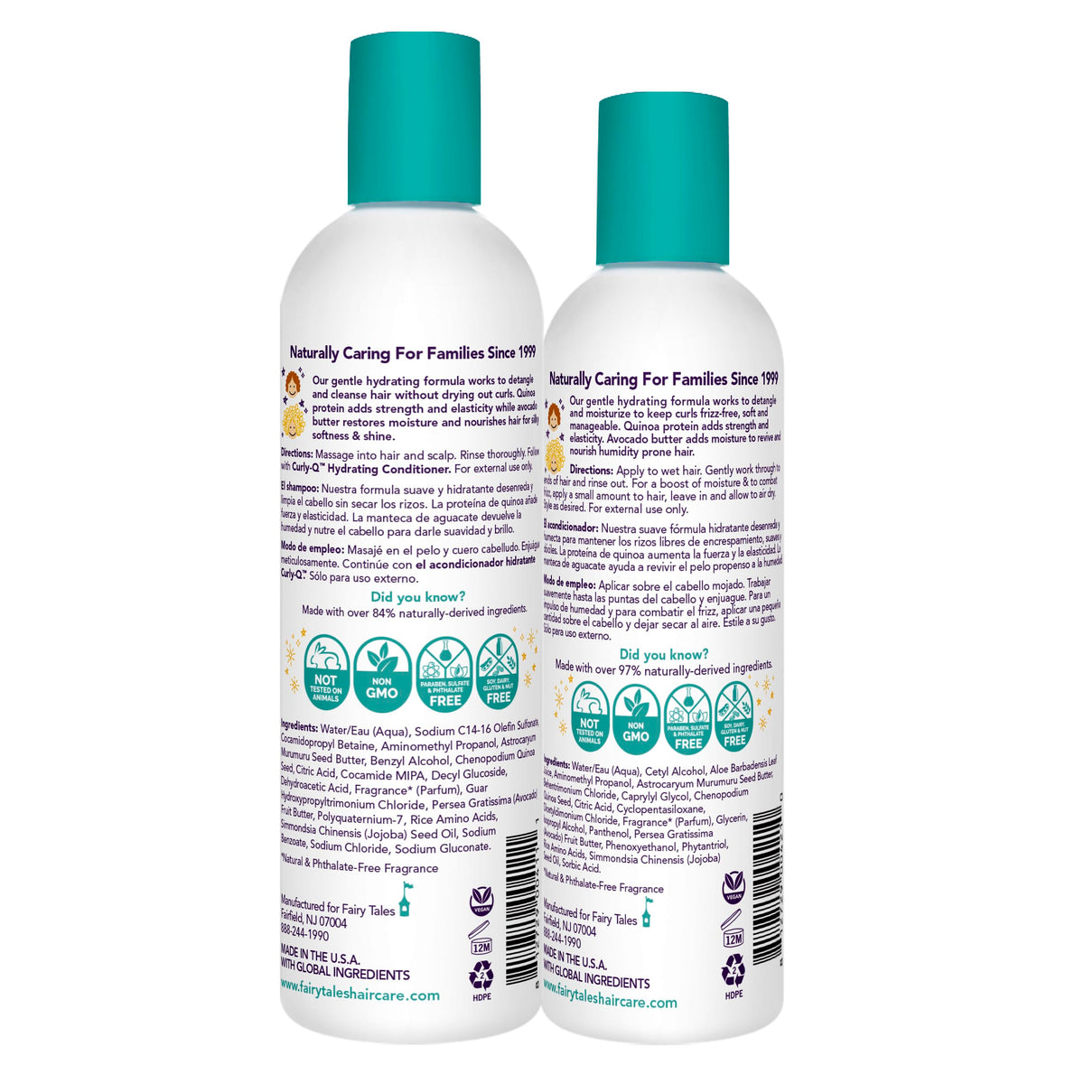 Fairy Tales Curly Q Kids Conditioner 8oz front view
