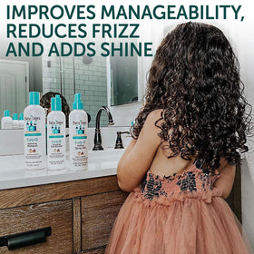 Fairy Tales Curly Q Kids Styling Spray Gel 8oz back view