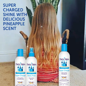 Fairy Tales Tangle Tamer Detangling Conditioner on a shelf