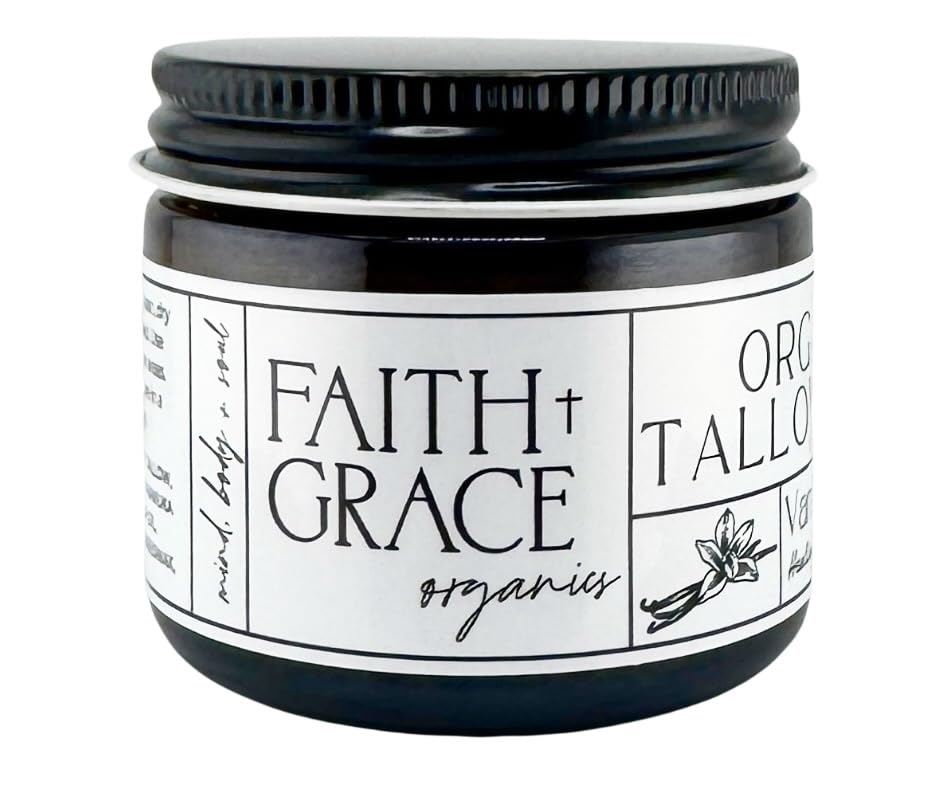 Faith and Grace Organics Beef Tallow Balm application on skin