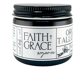 Faith and Grace Organics Beef Tallow Balm application on skin