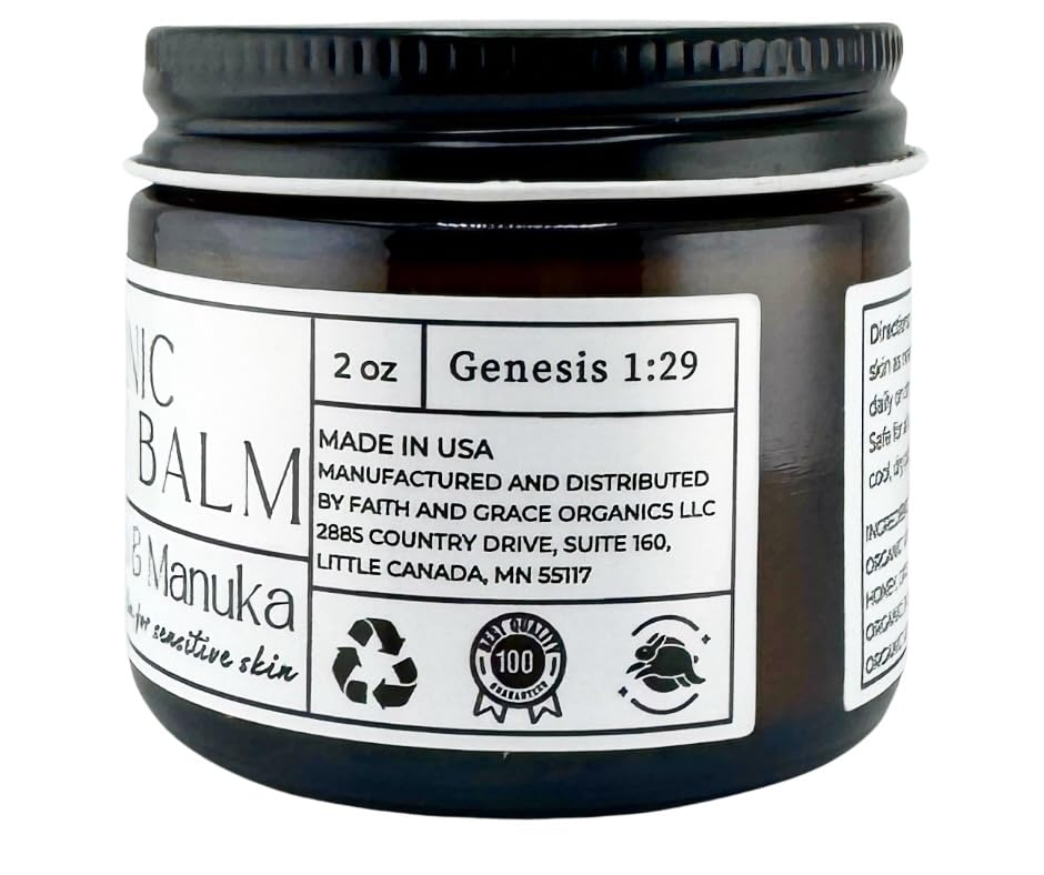 Faith and Grace Organics Beef Tallow Balm with natural ingredients