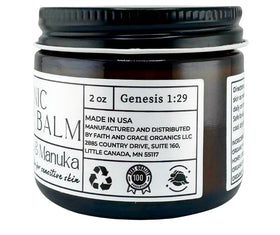 Faith and Grace Organics Beef Tallow Balm with natural ingredients