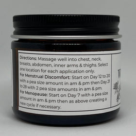 Faith and Grace Organics Wild Yam Cream packaging side view