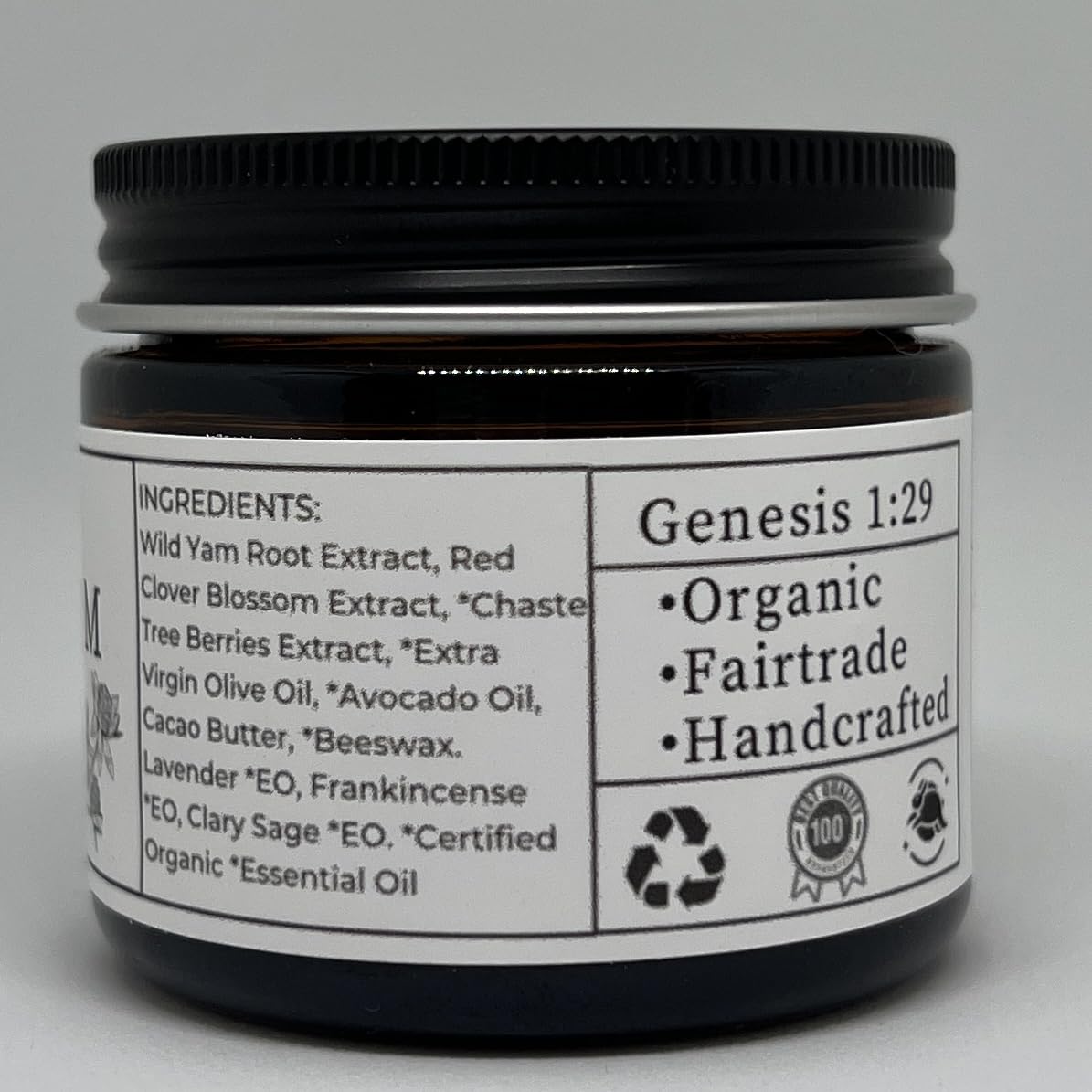 Faith and Grace Organics Wild Yam Cream texture close-up