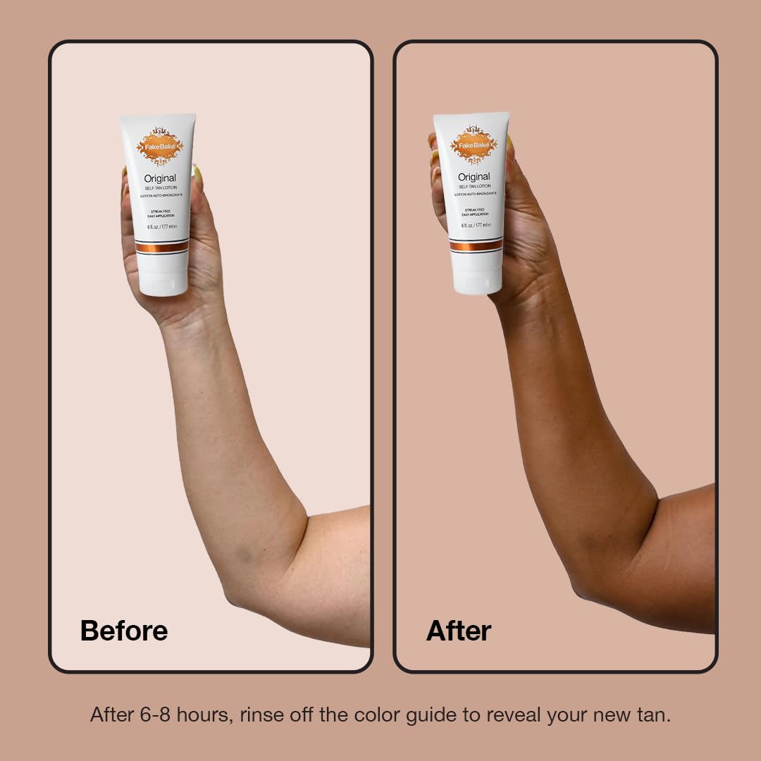 Fake Bake Original Self Tanning Lotion texture close-up