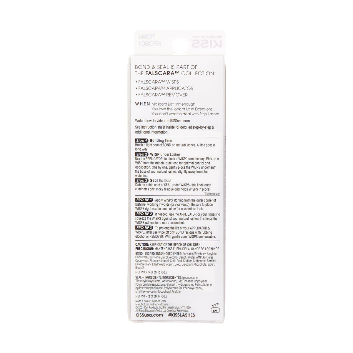 FALSCARA Falscara DIY Eyelash Extension Bond & Seal close-up
