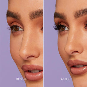 FALSCARA wisps applied under natural lashes