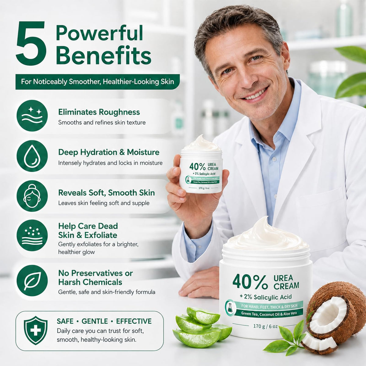 FAMIKYA Urea Cream 40% for Feet packaging