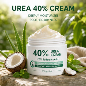 FAMIKYA Urea Cream 40% with ingredients displayed