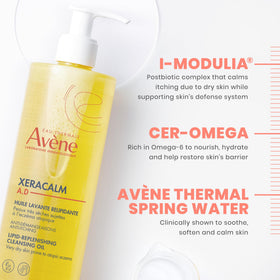 Family using Eau Thermale Avène XeraCalm A.D Cleansing Oil in shower