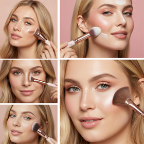 Fan brush from Lamora Pro Face Contour Brush Set
