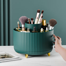 fanado 360° Rotate Makeup Brush Holder Organizer close-up of details