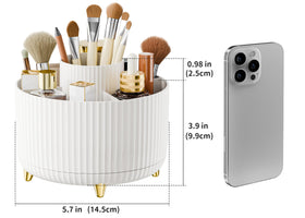 fanado 360° Rotate Makeup Brush Holder Organizer in gift box packaging