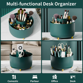 fanado 360° Rotate Makeup Brush Holder Organizer side view