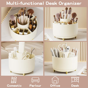 fanado 360° Rotate Makeup Brush Holder Organizer side view