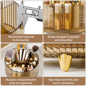 fanado 360° Rotate Makeup Brush Holder Organizer side view