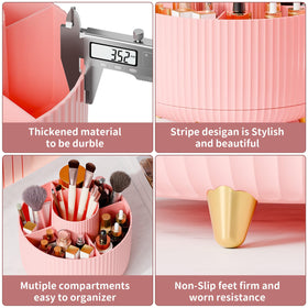 fanado makeup organizer with gold-plated feet