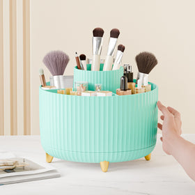 fanado makeup organizer with gold-plated feet