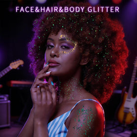 Fandamei glitter kit with travel casing
