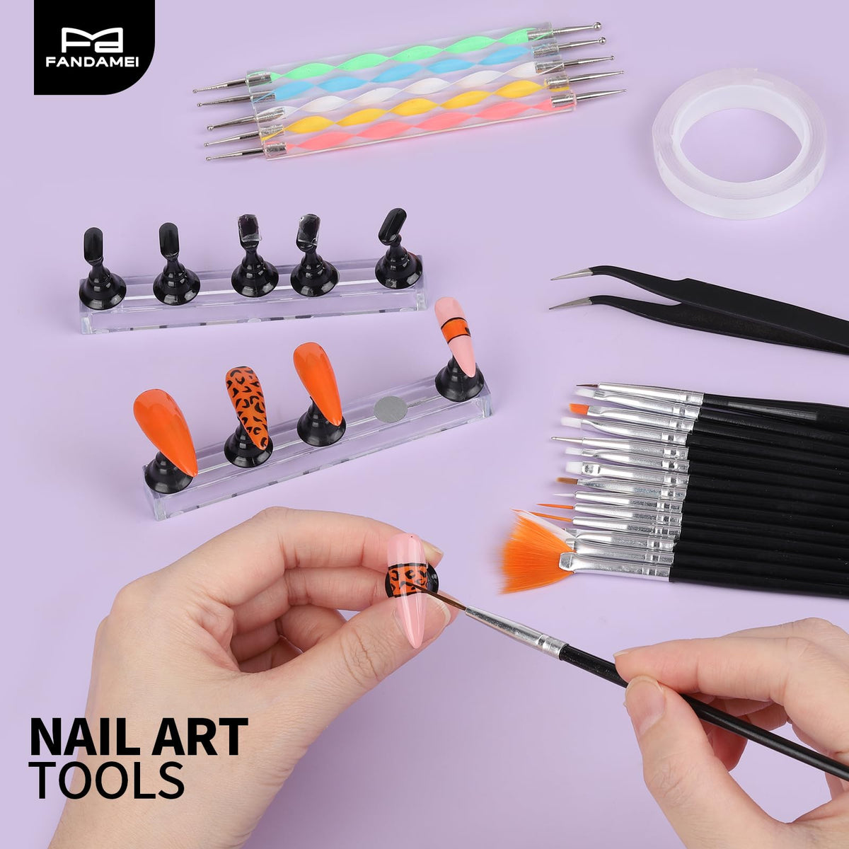 Fandamei nail art tools packaging view