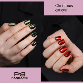 Fandamei Press on Nails glitter finish display