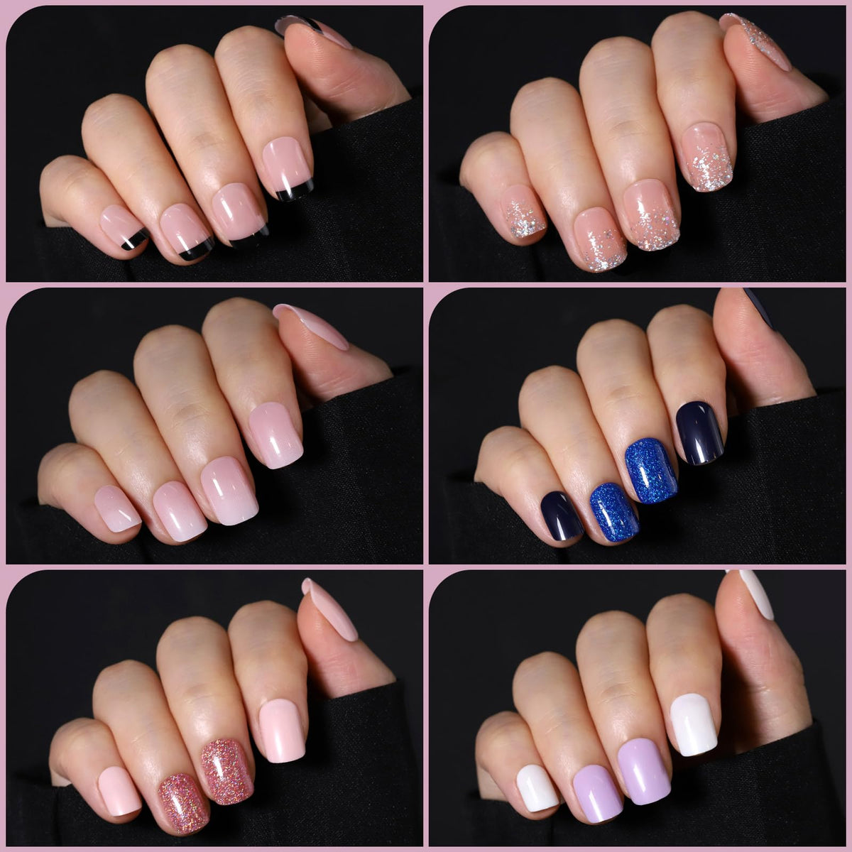 Fandamei Press on Nails in use on hands