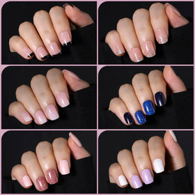 Fandamei Press on Nails in use on hands
