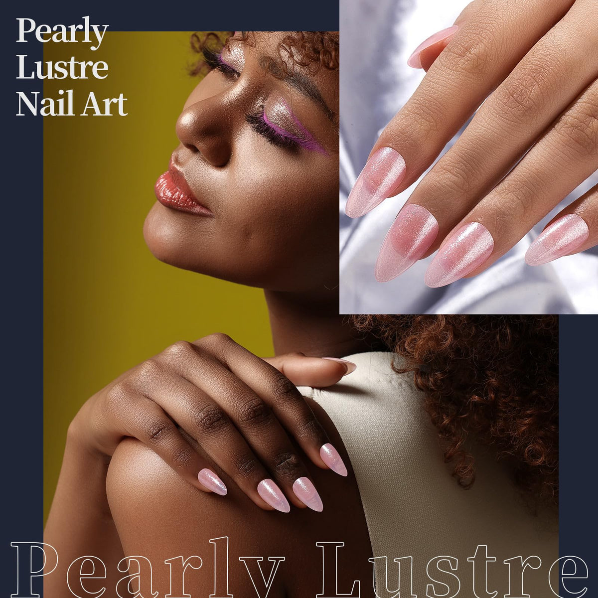 Fandamei Press on Nails with adhesive nail tabs and tools